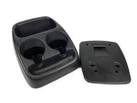 F87a-10045a40-aw Ford 1990-1997 Ranger Mazda B Dual Cup Holder Center Drink Complete Console Oem