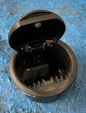 F8c6-54045788 Ford 2002 Escort Ashtray Coin Holder Ash Tray Black Oem B3