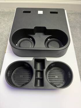 Hc3b-25600d00-abw Ford Genuine Oem Front Cup Holder For Split Bench 2015-2020 F-150