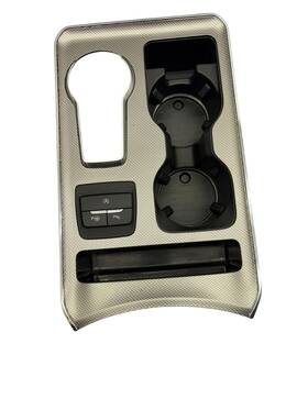 Kt4br045p28b Ford 2019-2024 Edge Oem Center Console Cup Holder With Trim Cover Satin Aluminum