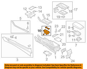 Hs7z5413562da Ford Oem 17-18 Fusion-cup Holder