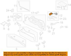 Be9z7413562aa Ford Oem Lincoln 10-15 Mkt Front Console-cup Holder Insert