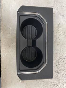 Ll3b15045h62aaw Ford Trucks 2022-2024 Expedition Rear Console Upper Panel Cupholder Tray Black/chrome