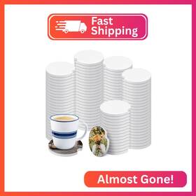 Frienda-10402 Frienda Ceramic Car Sublimation Blanks Cupholders Sandstone For Cup With Fin