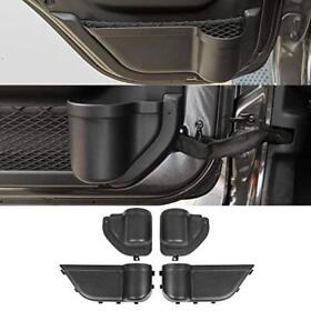 Front And Rear Door Organizer Tray For 2018 2019 2020 2021 2022 Jeep