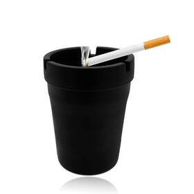 Gasedin-2551ca Gasedin Car Ashtray Windproof Self-extinguishing Cup 4.1 3.1 Inche Black