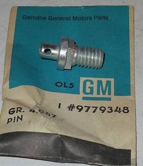 9779348 General Motors Nos 1968-78 Corvette 1967-72 Chevelle Camaro Floor Console Control Cable Pin