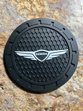 X00453a7jx Genesis 2 Car Cup Holder Coasters For Hyundai Brand New