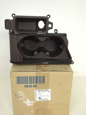 22911707 Gmc New Oem Gm Console Cup Holder 2011 Buick Regal Cocoa With Shutter Front