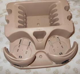 72413 Go Gear Hopkins Emic-cha Euro Mini Console Tan Beige Expand Drink Holders