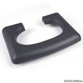 Goneparts0830 Goneparts 6 Fit For 2004-2014 Ford F150 Black Center Console Cup Holder Pad Replacement