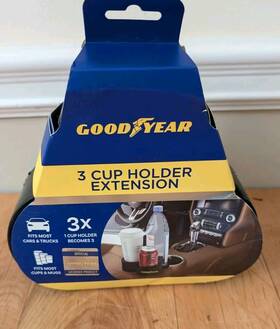 Gy1736 Goodyear Trio Cup Holder Extension Brand New