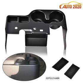 E-02itg1216abk Grandorange Center Console Cup Holder Fit For 1999-2001 Ford Super Duty Truck F250 F350 F450