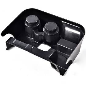 E-02itg3705abk Grandorange Matte Black Center Console Cup Holder Fit For 2003-2012 Dodge Ram 1500 2500 3500