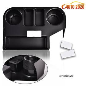 E-02itg3709abk Grandorange Car Center Console Cup Holder Insert Fit For 1994-1997 Dodge Ram 1500 2500 3500