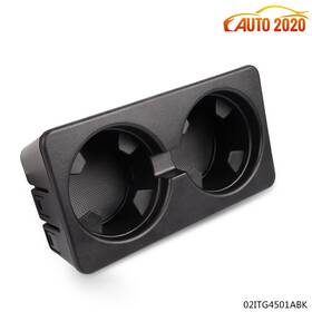 E-02itg4501abk Grandorange Fit For 07-14 Cadillac Gmc Chevy Front Floor Part Dual Cup Holder Insert