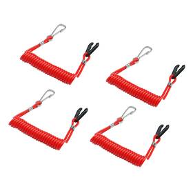 6e9-82575-00 Gzztores 5227 4 Pcs Jet Ski Lanyard Boat Kill Switch Tether Replace