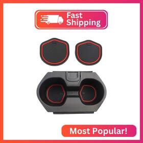 Tl53225433 Gzztores Cup Holder Insert With Coaster Accessories For Honda Civic 2016-2021 Lx Ex Si Sp