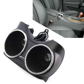 Helparts 211310322137 Black Center Console Cup Holder Bracket For Mercedes Benz Cls C219 W219 2004-11
