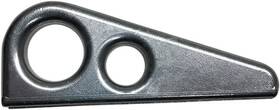 Hillside Castings 642645980578 Cast Aluminum Double Bow Eye Or Tie Down #207 Silver