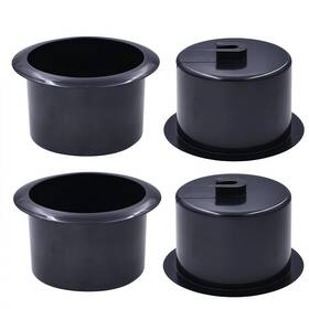 Ky8-2 Hnoygnu 4pcs Plastic Cup Holder Sofa Recliner Insert H