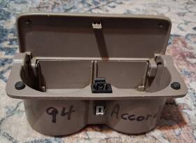 43a7-0 Honda 1994-1997 Accord Oem Center Console Cup Holder Tan