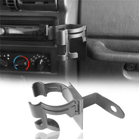 Mmr.11785 Hooke Road Abs Plastic Phone Support Drink Cup Holder For 97-06 Jeep Wrangler Tj