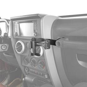 Qp.mmr-1786 Hooke Road Fit 07-10 Jeep Wrangler Jk Multi-function Drink Cup Holder Phone Mount Bracket