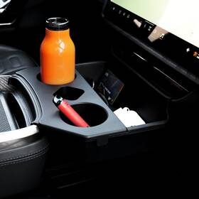 Cxhw2023ri0012v Houclemic Cup Holder Center Console Organizer Dining Tray For Rivian R1s Accessories 20