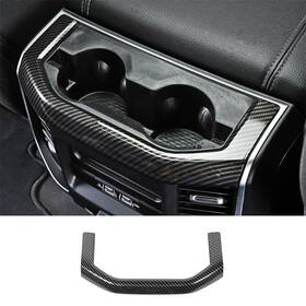 Cca2025071013 Hthe Rear Water Cup Holder Panel Trim Cover Bezel For Dodge Ram 1500 18 Carbon Fiber