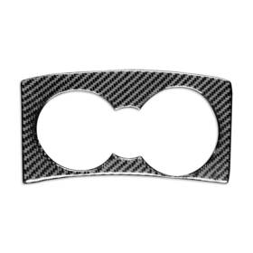 Hukyu 550738479888 Water Cup Holder Panel Cover Trim For Alfa Romeo Giulia 2017-2019 Black