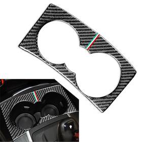 Hukyu 550742577686 1pcs Water Cup Holder Panel Cover Trim For Alfa Romeo Giulia 2017-2019