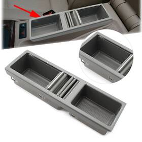 Hukyu 612046314135 Front Center Console Storage Drink Cup Holder For Bmw E46 3 Series Gray