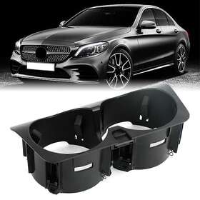 W447 Hukyu 612048887958 New Center Console Insert Black Drinks Cup Holder For Benz W205 W213 W253