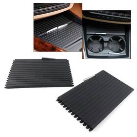 Hukyu 612063541460 Front Console Cup Holder Roller Blind Cover Kit For Bmw X5 E70 X6 E71 E72
