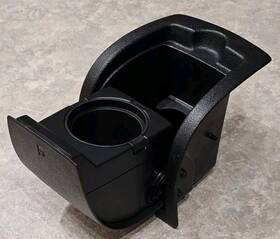 609915 Hummer 06 2010 H3 Rear Seat Cup Holder Assembly With Rubber Insert Oem