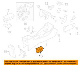 84670j9030try Hyundai Oem 18-21 Kona Console Console-cup Holder