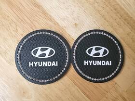 X003w011c3 Hyundai Bling Car Cup Holder Pad Silicone Coasters