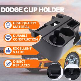 Ikaufen 980595490625 Center Console Water Cup Holder Fit For 1999-2001 Dodge Ram 1500 2500 3500 New
