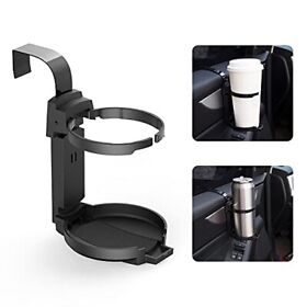 Inch.littlemole Car Cup Holder Vehicle Door Adjustable Folding Drink Hol