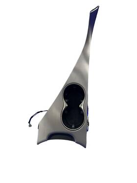 969xb-4ga0a Infiniti 2014-2020 Q50 Front Center Console Cup Holder Panel Cover Metal Look