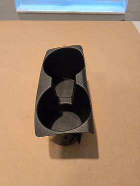 Sp176e6 Infiniti 2013-2016 Jx35 Qx60 Front Center Consule Cup Holder Insert Black Oem