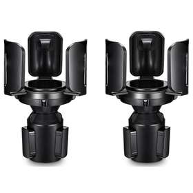Ce05010bk Integral 2x Car Cup Holder Expander Adapter For Large Bottles Mugs
