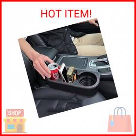 Ast-ch01 Iokone Coin Side Pocket Console Leather Cover Car Cup Holder Auto Front Sea Ast-ch01 Iokone Coin Side Pocket Console Leather Cover Car Cup Holder Auto Front Sea