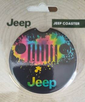 Jeep 703498918818 Tie Dye Coaster 4 Pack