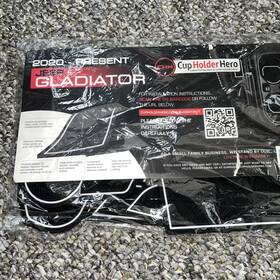 Jeep 810030991076 Cup Holder Hero Gladiator 2020-present Black With White Trim New 21 Piece