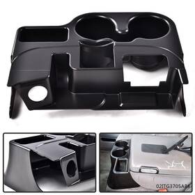 J-02itg3705abk Jijiamotor13 Fit For 03-12 Dodge Ram 1500 2500 3500 Matte Center Console Cup Holder Black Us