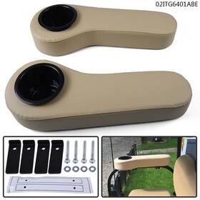 J-02itg6401abe Jijiamotor13 Fit For Ezgo/club Car/yamaha Golf Cart 2pcs Rear Seat Arm Rest Cushion Cupholder