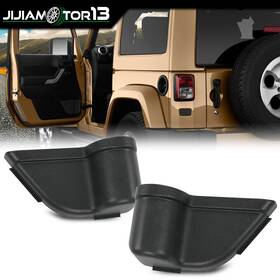 J-02itz3953abk Jijiamotor13 2x Front Door Storage Pockets Organizer Boxes Fit For 2011-up Jeep Wrangler Jk