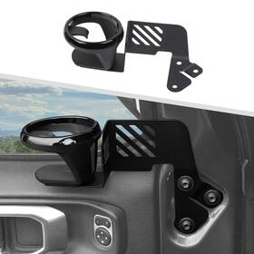 Jimen801ldchl Jimen 1pc Upgraded Door Cup Holder Fit For Jeep Wrangler Jl Jlu 2018-2025 And Gladiat